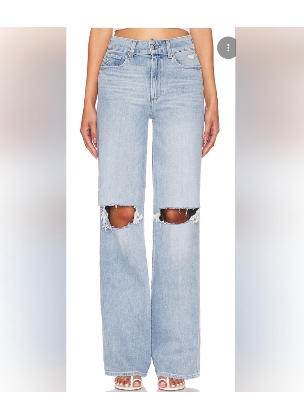 Paige Sasha Maeve destructed jeans